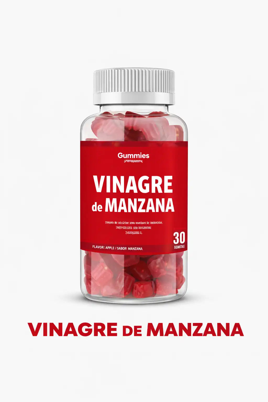 GOMITAS  ROJA VINAGRE DE MANZANA