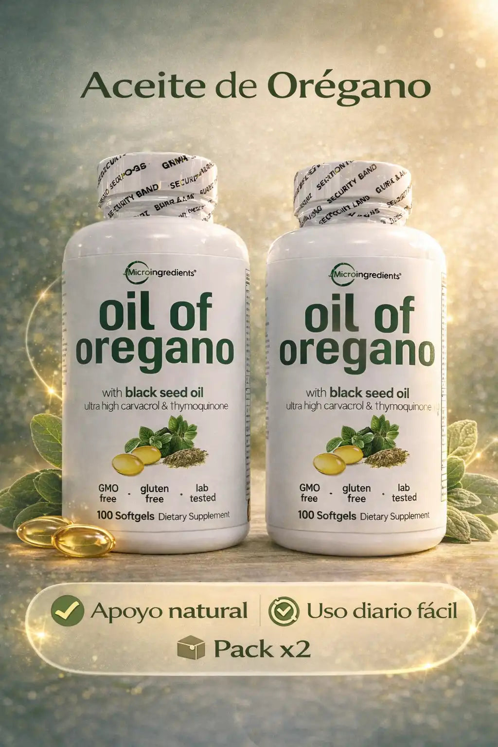 OIL OF OREGANO x 2 und