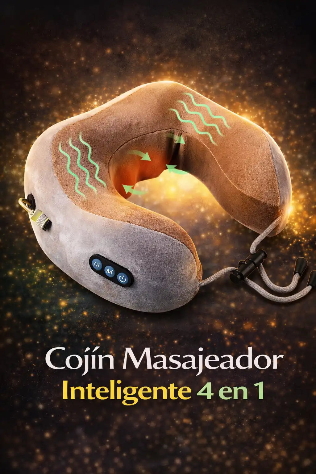 Cojín Masajeador Inteligente 4 En 1